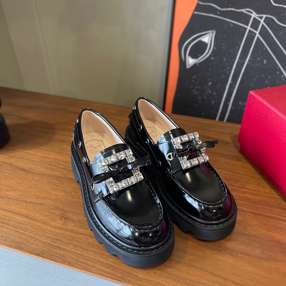 Roger Vivier Women’s Black Loafers